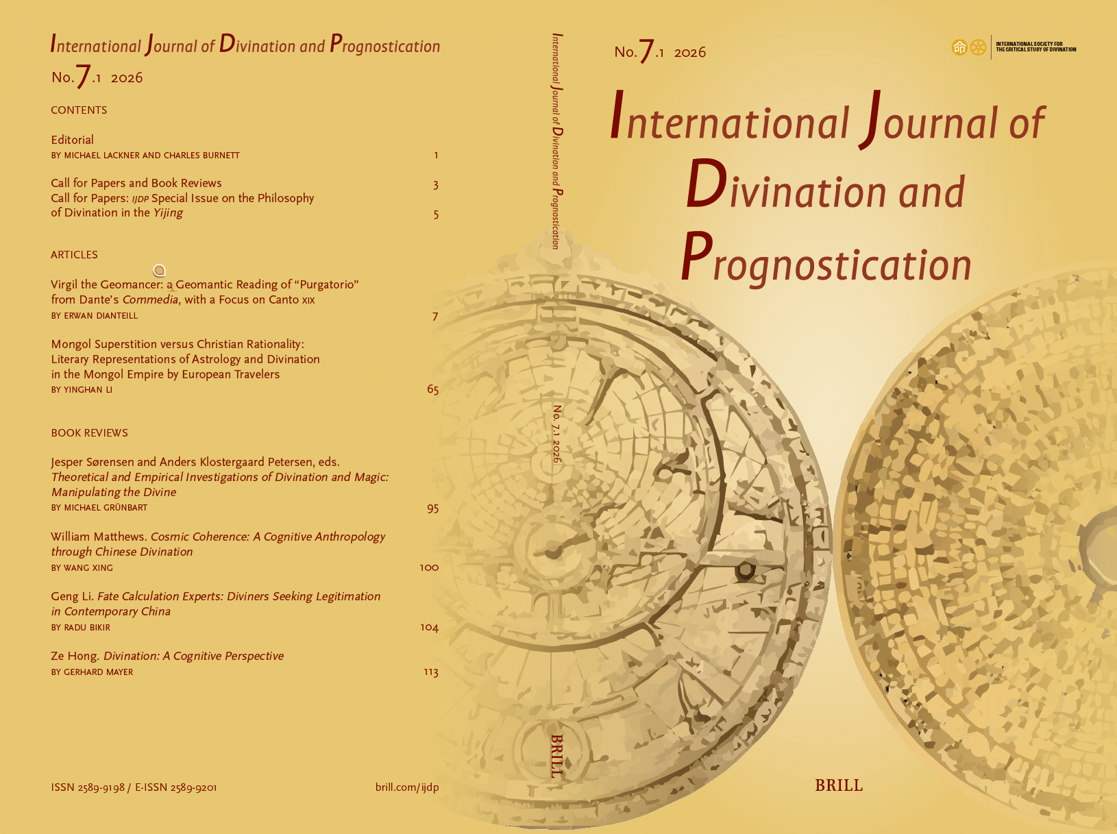 Title page and table of contents of IJDP 7, no. 1 (May 2026)